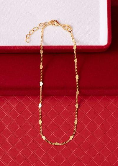Tobilleras en oro laminado 18k